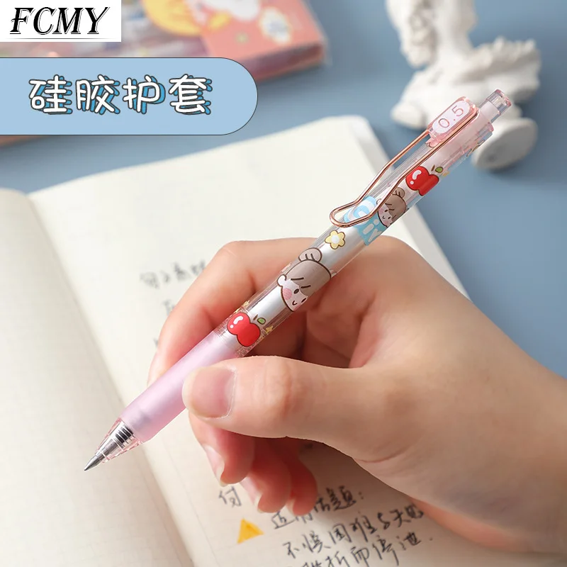 New Arrival 6PC Kawaii Cute Rabbit Press Type Black Ink Gel Pen Graffiti Writing Pens Kids Gift School Stationery
New Arrival 6PC Kawaii Cute Rabbit Press Type Black Ink Gel Pen Graffiti Writing Pens Kids Gift School Stationery