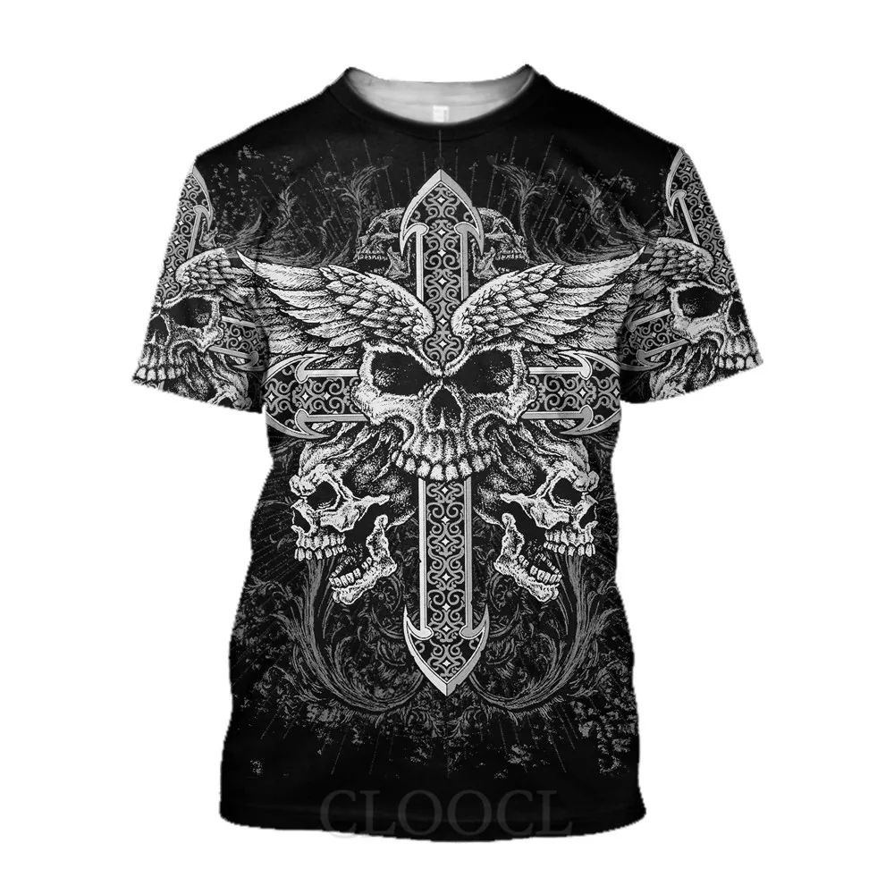 CLOOCL Satan Devil T-shirts 3D Graphics All Printed Pullovers Satan Head Inverted Cross Symbol Tops Casual Tees Men Clothing
CLOOCL Satan Devil T-shirts 3D Graphics All Printed Pullovers Satan Head Inverted Cross Symbol Tops Casual Tees Men Clothing