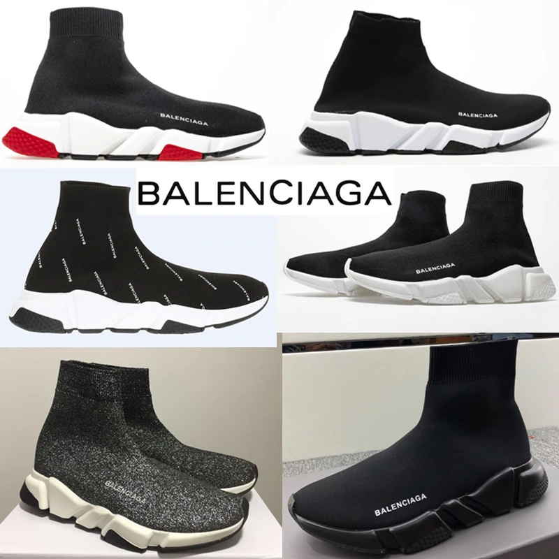 

2021 Balenciacas- Running Shoes Sneakers Flat Sock Speed Boot Red Triple 2.0 Black Boots Men Women Trainer Runner 36-45