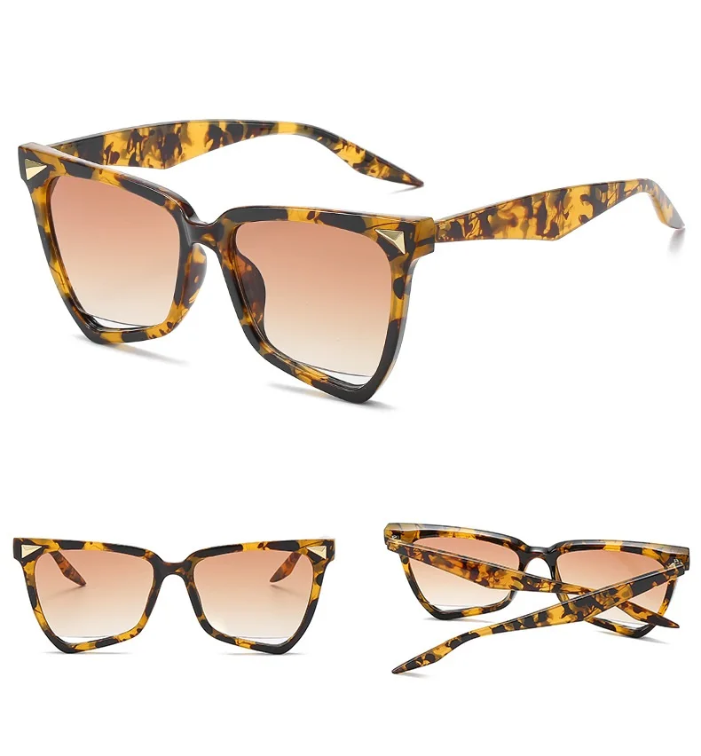 Солнцезащитные очки кошачий глаз женские винтажные маленькие солнечные