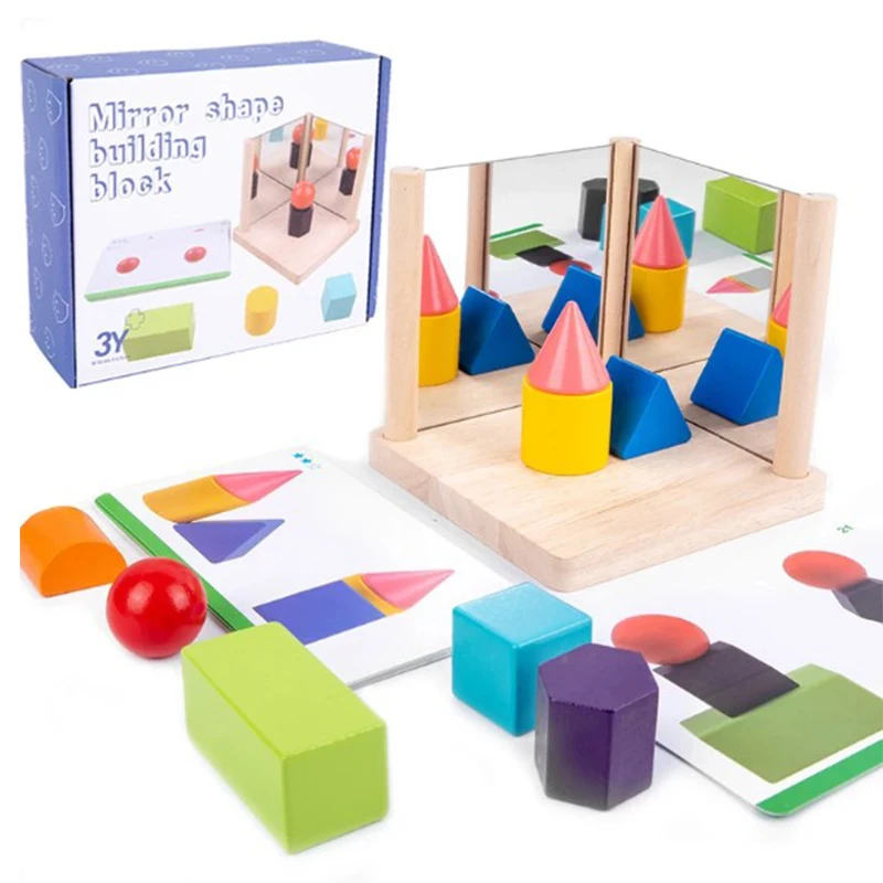 Children Logical Thinking Games Mirror Shape Matching Block Toys Geometry Math Educational Game Toy Brain Training Teaching Aids
Children Logical Thinking Games Mirror Shape Matching Block Toys Geometry Math Educational Game Toy Brain Training Teaching Aids