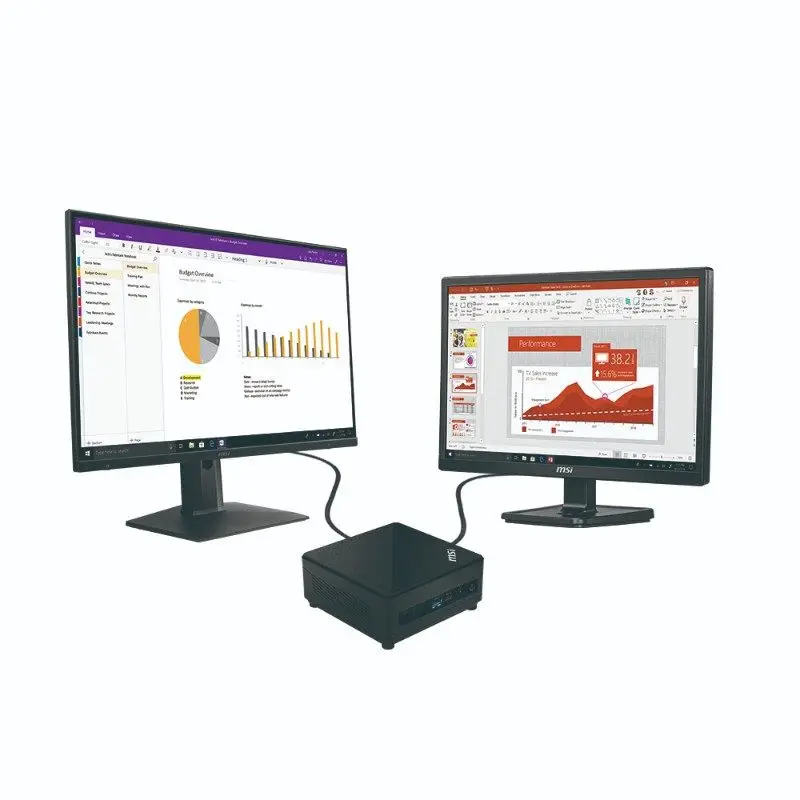 MSI Cubi5 i3-i5 Mini PC Intel Core i5-10210U i3-10110U with WIFI6 Bluetooth UHD Graphics HDMI DP USB 3.2 Type-C Desktop
MSI Cubi5 i3-i5 Mini PC Intel Core i5-10210U i3-10110U with WIFI6 Bluetooth UHD Graphics HDMI DP USB 3.2 Type-C Desktop