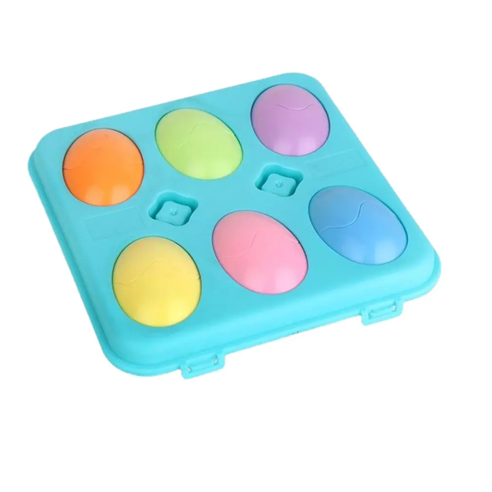 New 2021 6pcs Eggs Educational Toys For Children Smart Egg 3D Puzzle Mixed Shapes Tool ABS Colorful Recognition Shape Math Game
New 2021 6pcs Eggs Educational Toys For Children Smart Egg 3D Puzzle Mixed Shapes Tool ABS Colorful Recognition Shape Math Game