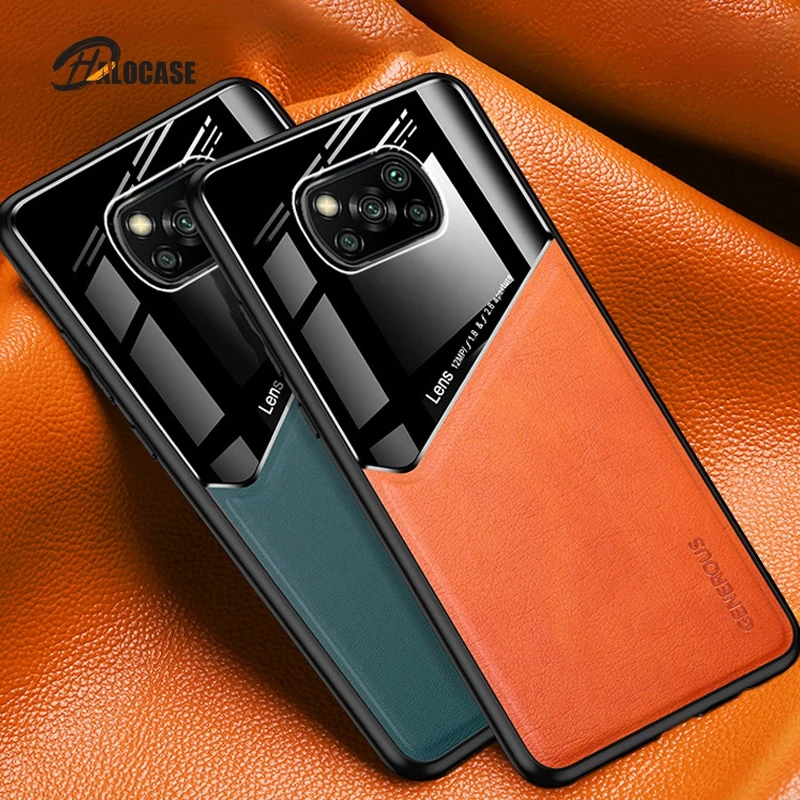 Luxury Magnetic Car Holder Leather Texture Case For Xiaomi Poco X3 NFC F2 Pro F3 M3 X 3 Shockproof Business Phone Cover Coque
Luxury Magnetic Car Holder Leather Texture Case For Xiaomi Poco X3 NFC F2 Pro F3 M3 X 3 Shockproof Business Phone Cover Coque