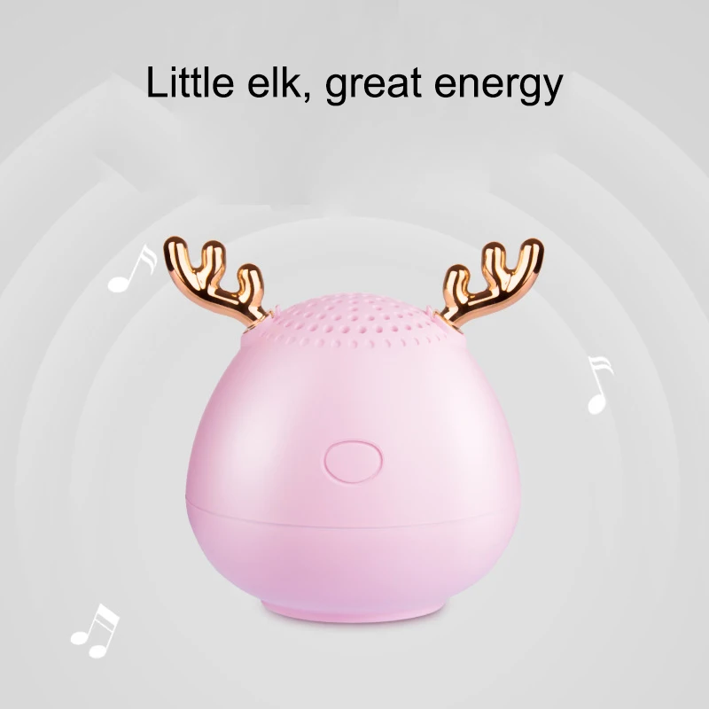 2020 cartoon antler speaker bluetooth wireless Stereo subwoofer mini speakers for Mobile Phone Cute girly pink Christmas gift
2020 cartoon antler speaker bluetooth wireless Stereo subwoofer mini speakers for Mobile Phone Cute girly pink Christmas gift