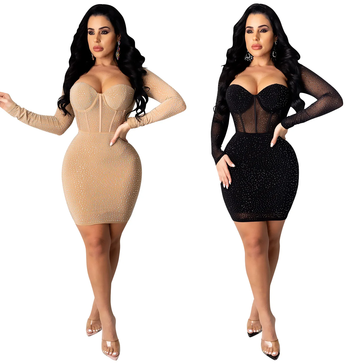 Dresses For Women Party Perspective Fashion Black Bodycon Dress Club Outfits For Woman Gightclub Hot Diamond Tops Ladies Slevele
Dresses For Women Party Perspective Fashion Black Bodycon Dress Club Outfits For Woman Gightclub Hot Diamond Tops Ladies Slevele