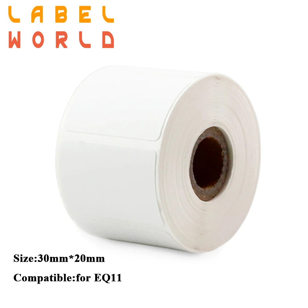 Thermal paper 320pieces compatible for EQ11 printer 30mm * 20mm white Thermal Label Roll TypeableTape Sticker Mini Thermal
Thermal paper 320pieces compatible for EQ11 printer 30mm * 20mm white Thermal Label Roll TypeableTape Sticker Mini Thermal