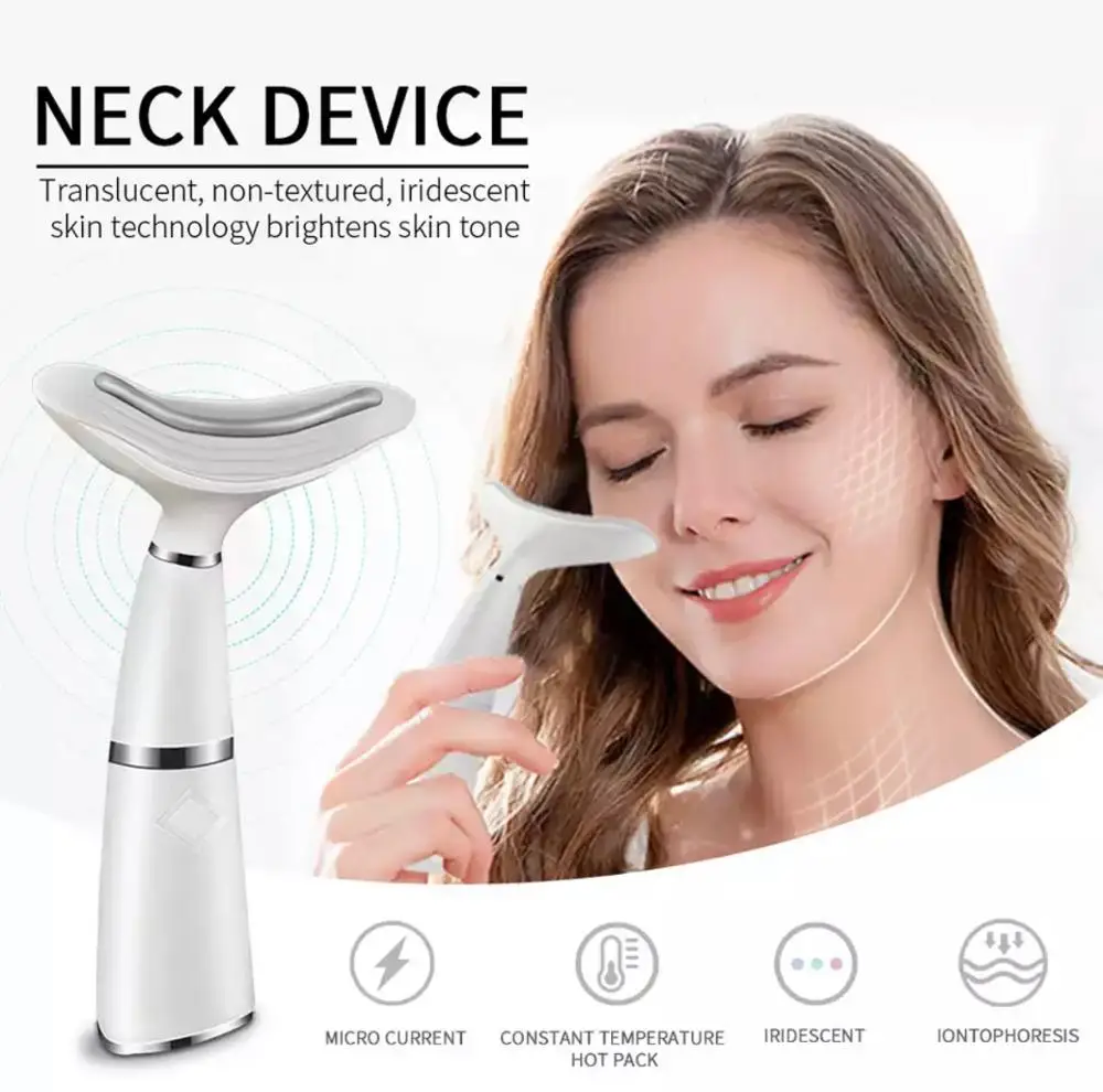 LED Photon Heating Face Lifting Massager Vibration Reduce Double Chin Remove High Frequency Therapy Anti-Wrinkle Neck Care Tool
LED Photon Heating Face Lifting Massager Vibration Reduce Double Chin Remove High Frequency Therapy Anti-Wrinkle Neck Care Tool
