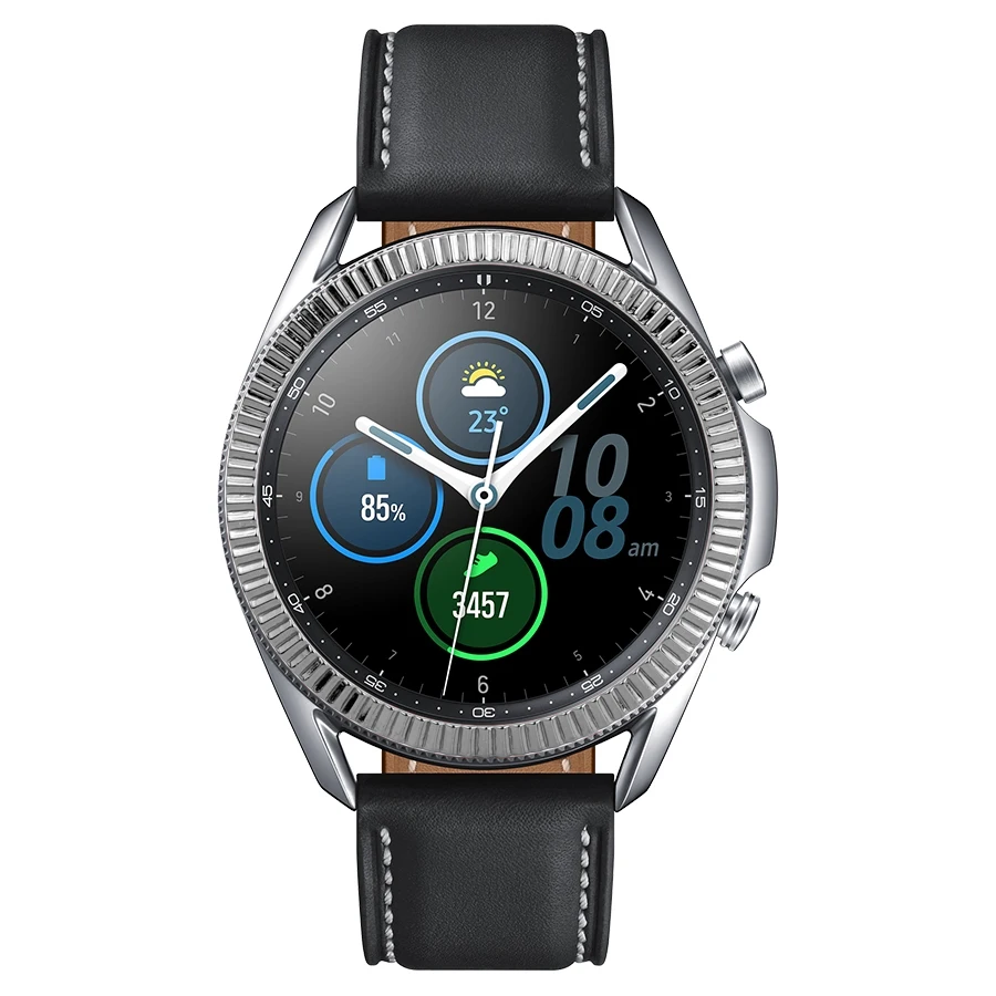 Металлическое кольцо для Samsung Galaxy Watch 3 41 мм/3 45 мм защитное клейкий чехол-бампер