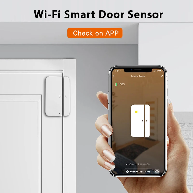 Tuya Smart WiFi датчик для двери дверь открытой/закрытый Wifi дома сигнализация голосового Управление совместим с Alexa Google Home приложение Tuya
Tuya Smart WiFi датчик для двери дверь открытой/закрытый Wifi дома сигнализация голосового Управление совместим с Alexa Google Home приложение Tuya
