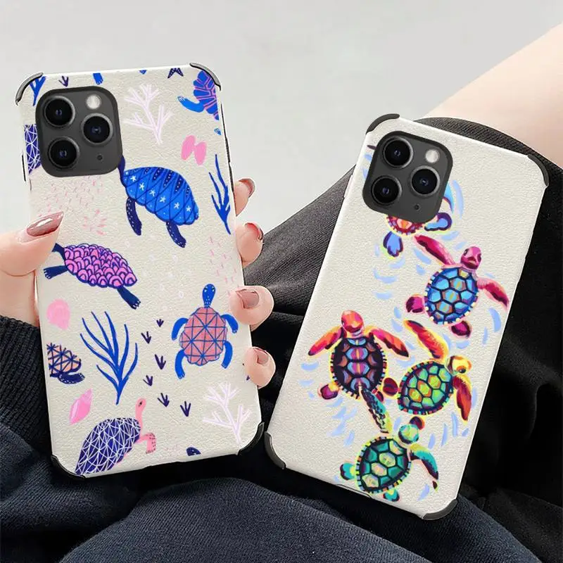 Cute Cartoon Turtle Phone Case Lambskin Leather For iphone 12 11 8 7 6 XR X XS PLUS MINI PLUS PRO MAX Shockproof
Cute Cartoon Turtle Phone Case Lambskin Leather For iphone 12 11 8 7 6 XR X XS PLUS MINI PLUS PRO MAX Shockproof