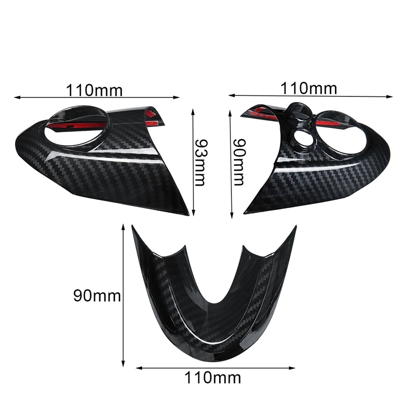 3pcs Car Steering Wheel Covers Carbon Fiber Style Auto Interior Accessories Sticker Cover For MINI Cooper F54 F55 F56 F57 F60
3pcs Car Steering Wheel Covers Carbon Fiber Style Auto Interior Accessories Sticker Cover For MINI Cooper F54 F55 F56 F57 F60