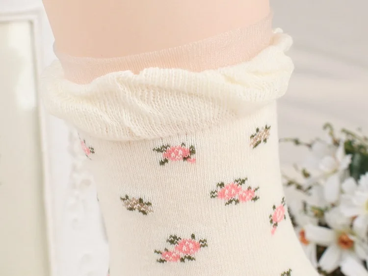 Explosive Autumn and Winter Double-layer Lace Bubble Mouth Small Floral Cotton Tube Women's Socks Hot Sale Socks EU 35-43 Size
Explosive Autumn and Winter Double-layer Lace Bubble Mouth Small Floral Cotton Tube Women's Socks Hot Sale Socks EU 35-43 Size