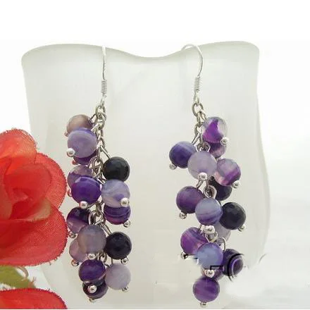 New Arrival Favorite Gemstone Round Faceted Agate Earring S925 Sterling Silver Dangle Earrings Handmade Fine Jewelry 
New Arrival Favorite Gemstone Round Faceted Agate Earring S925 Sterling Silver Dangle Earrings Handmade Fine Jewelry