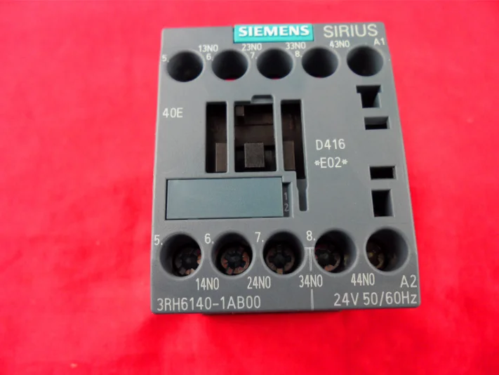 Контактор Siemens 3RH6140-1AB00 24 В переменного тока 4 шт. не новый | Безопасность и защита