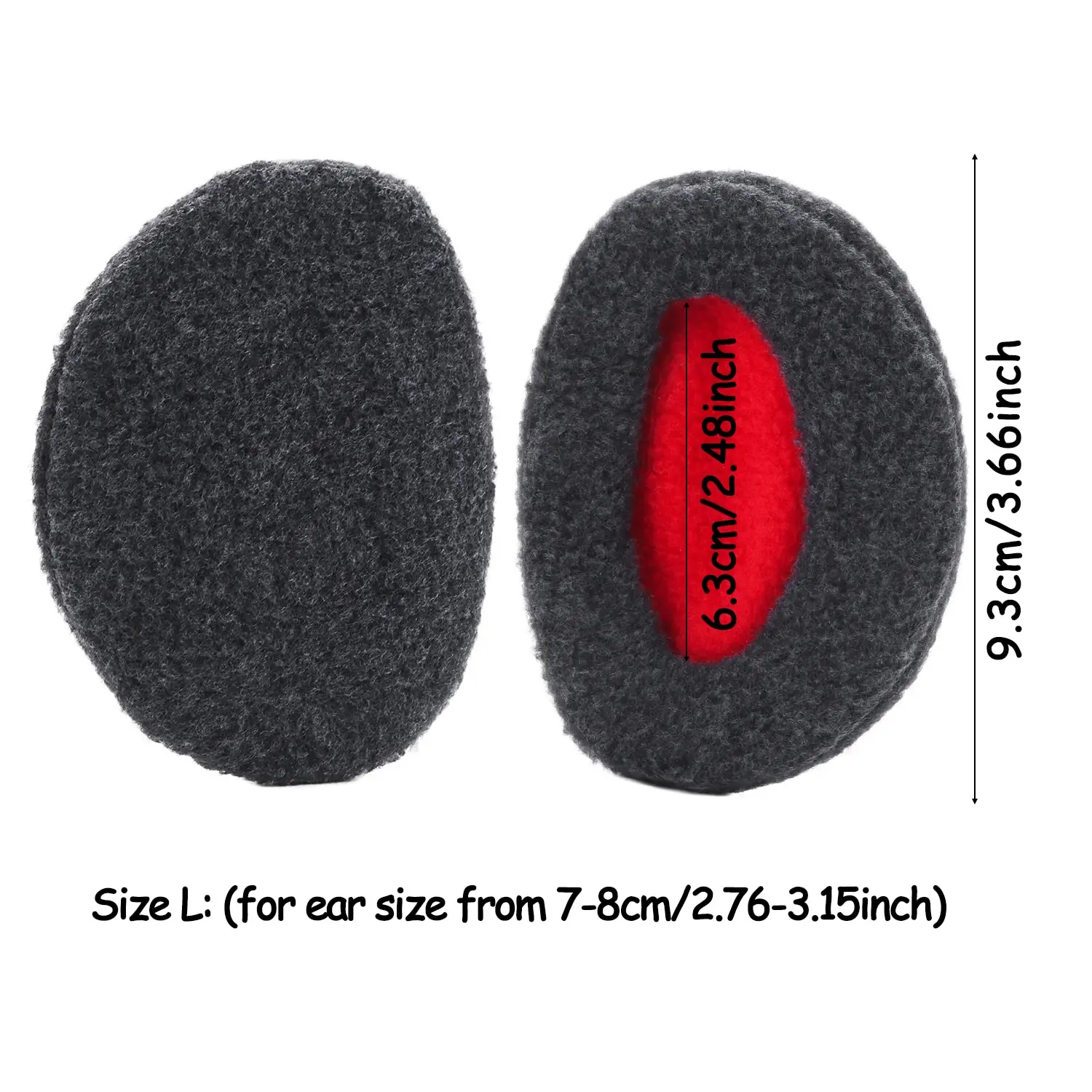 1 Pair Adult Women Man Winter Earbags Bandless Ear Warmers Earmuffs Ear Cover Warm Fleece Ear Muffs
1 Pair Adult Women Man Winter Earbags Bandless Ear Warmers Earmuffs Ear Cover Warm Fleece Ear Muffs