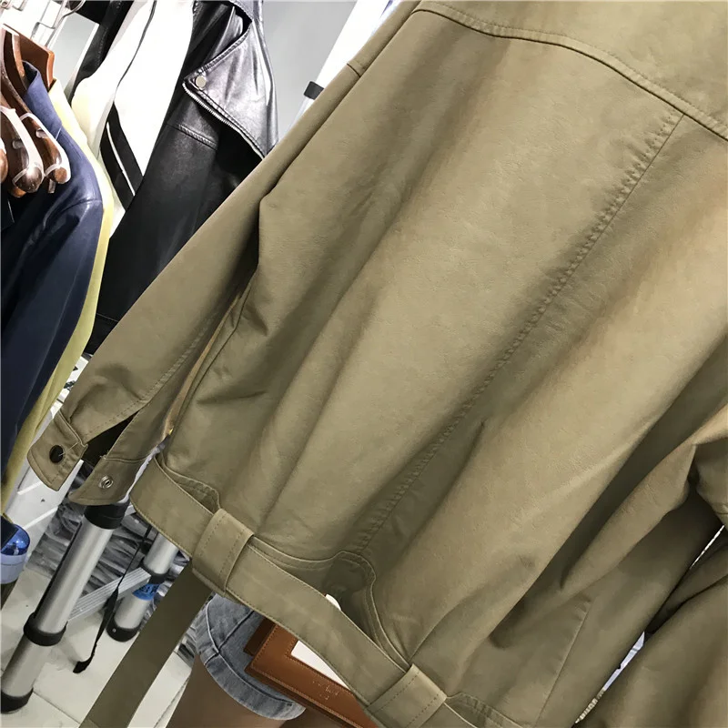 Autumn Women Faux Leather jacket With belt Loose Streetwear Fashion Jaqueta de couro feminina Motorcycle Biker Leather Outerwear
Autumn Women Faux Leather jacket With belt Loose Streetwear Fashion Jaqueta de couro feminina Motorcycle Biker Leather Outerwear