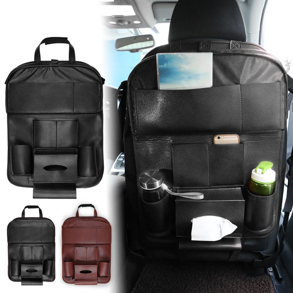 Faux Leather Folding Holder Shelf Larger Protection & Storage Great Travel AccessoryCar Multi-pocket Seat Hanging Organizer Bag
Faux Leather Folding Holder Shelf Larger Protection & Storage Great Travel AccessoryCar Multi-pocket Seat Hanging Organizer Bag