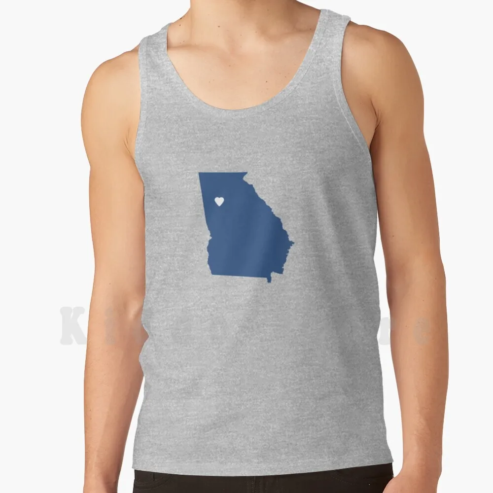 Майка из натурального хлопка с надписью «Georgia Love»
Майка из натурального хлопка с надписью «Georgia Love»