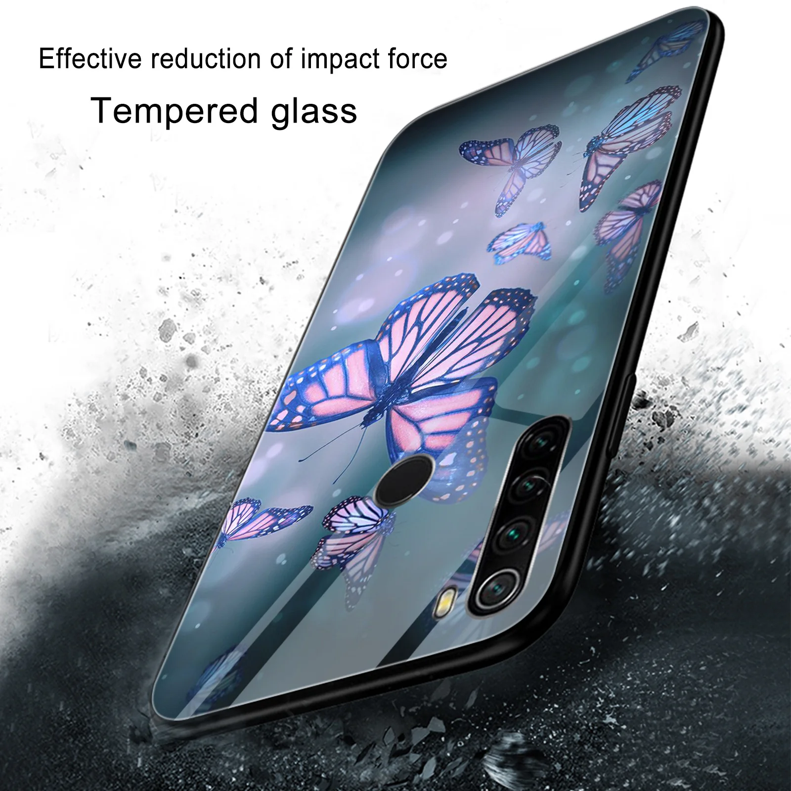 Butterfly Phone Case for Xiaomi Redmi Note 9 8 7 8A 7A 8T 6 Pro Mi Note 10 9 9T 10T 8 Pro SE F1 Poco X3 Glass Cases Cover Funda 
Butterfly Phone Case for Xiaomi Redmi Note 9 8 7 8A 7A 8T 6 Pro Mi Note 10 9 9T 10T 8 Pro SE F1 Poco X3 Glass Cases Cover Funda