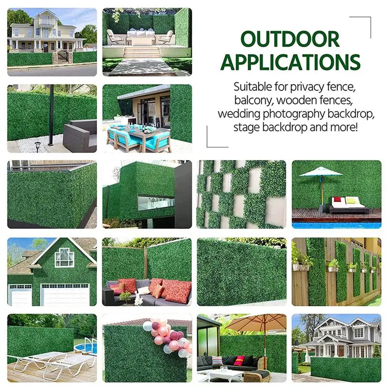 DIY Artificial Plant Wall Lawn Panels Wall Fence Home Garden Backdrop Decor Green Carpet Grass Jungle Party Plastic Fence Carpet
DIY Artificial Plant Wall Lawn Panels Wall Fence Home Garden Backdrop Decor Green Carpet Grass Jungle Party Plastic Fence Carpet