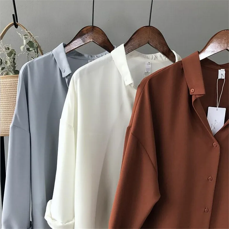 High quality Casual Chiffon white Women blouse shirt oversized Three Quarter sleeve loose shirt office wear casua tops blusas
High quality Casual Chiffon white Women blouse shirt oversized Three Quarter sleeve loose shirt office wear casua tops blusas