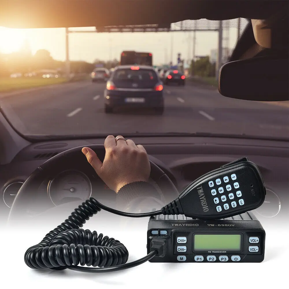 TWAYRDIO 25W Car Mobile Radio VHF/UHF Dual Band Amateur Mini Taxi 10km Ham Radio FM Transceiver 
TWAYRDIO 25W Car Mobile Radio VHF/UHF Dual Band Amateur Mini Taxi 10km Ham Radio FM Transceiver