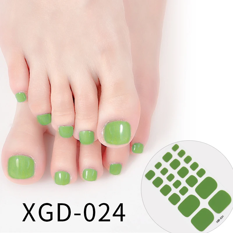 22tips Solid Color Toe Nail Stickers/Strips Nail Art Fake Nails Fashion Stickers for Nails Toe Self-Adhesive Feet Stickers
22tips Solid Color Toe Nail Stickers/Strips Nail Art Fake Nails Fashion Stickers for Nails Toe Self-Adhesive Feet Stickers