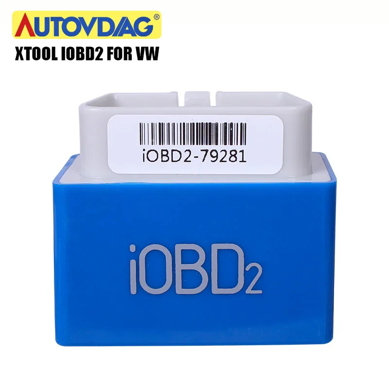 Bluetooth ридер XTOOL iOBD2 для VW AUDI/SKODA/SEAT с поддержкой Android и IOS через бесплатное
