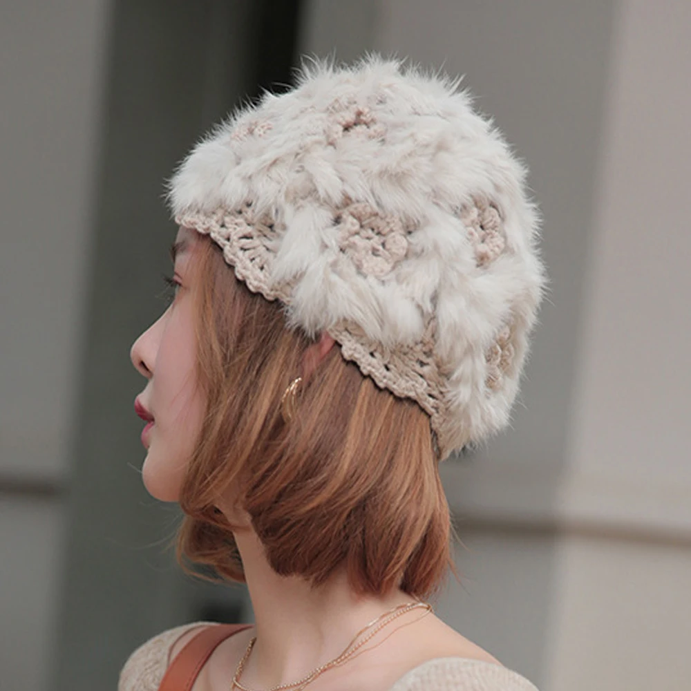 Autumn And Winter Handmade Women Hat Crochet Rabbit Plush Woolen Literary Retro Beanies Female Hat Warm Melon Leather Girls Cap
Autumn And Winter Handmade Women Hat Crochet Rabbit Plush Woolen Literary Retro Beanies Female Hat Warm Melon Leather Girls Cap