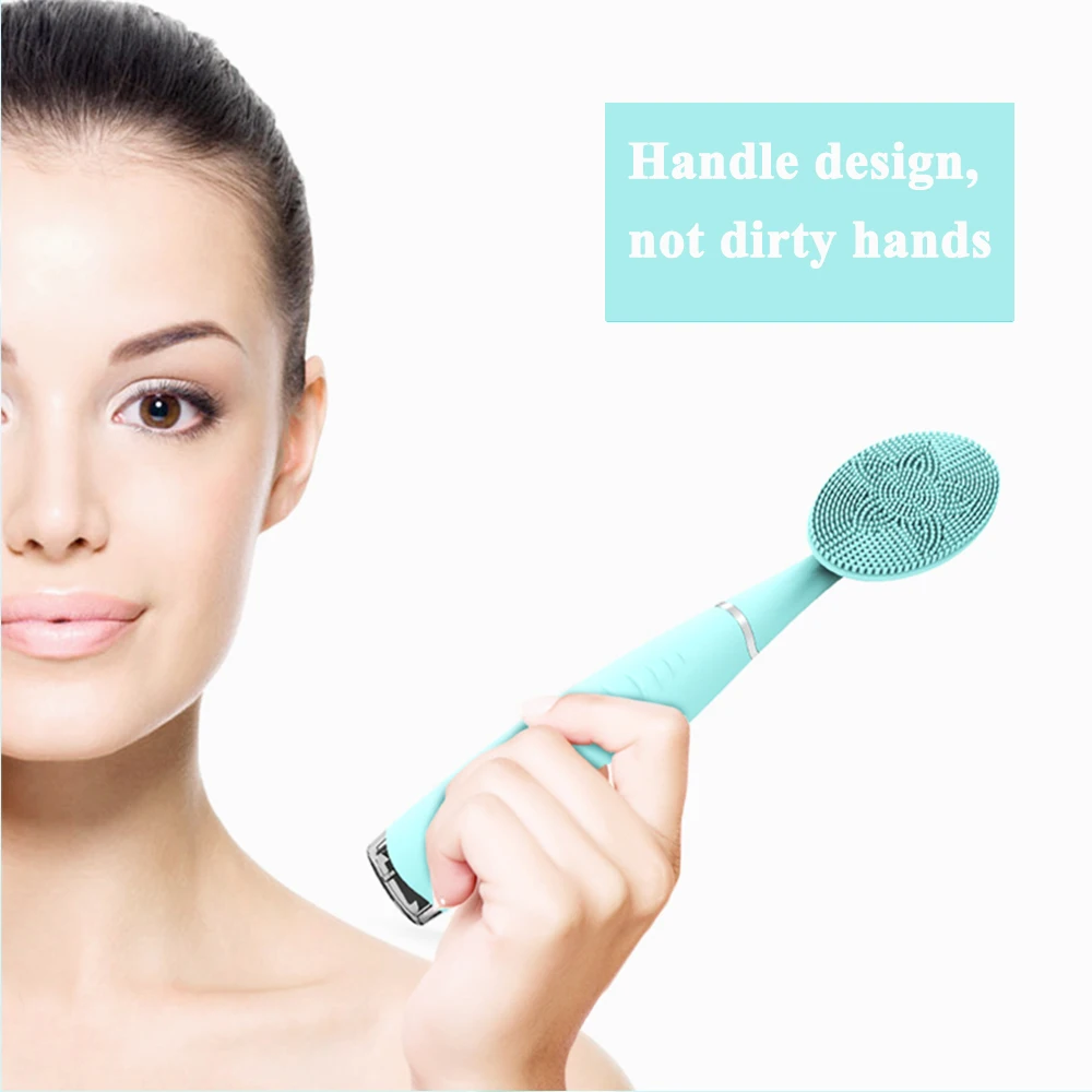 Rechargeable Electric Facial Cleansing Brush Skin Pore Anti Aging Wrinkle Potable Silicone Cleanser For Removing Blackheads
Rechargeable Electric Facial Cleansing Brush Skin Pore Anti Aging Wrinkle Potable Silicone Cleanser For Removing Blackheads