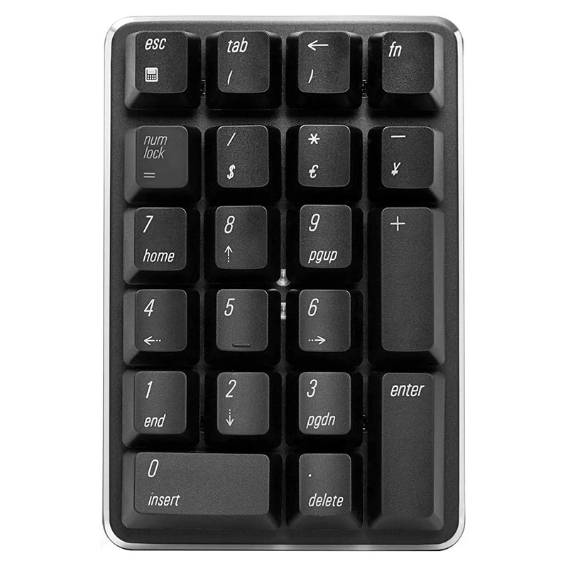 2.4G Wireless Mechanical Numeric Keypad Red Switch Gaming 21 Keys Portable Extended Layout Black | Компьютеры и офис