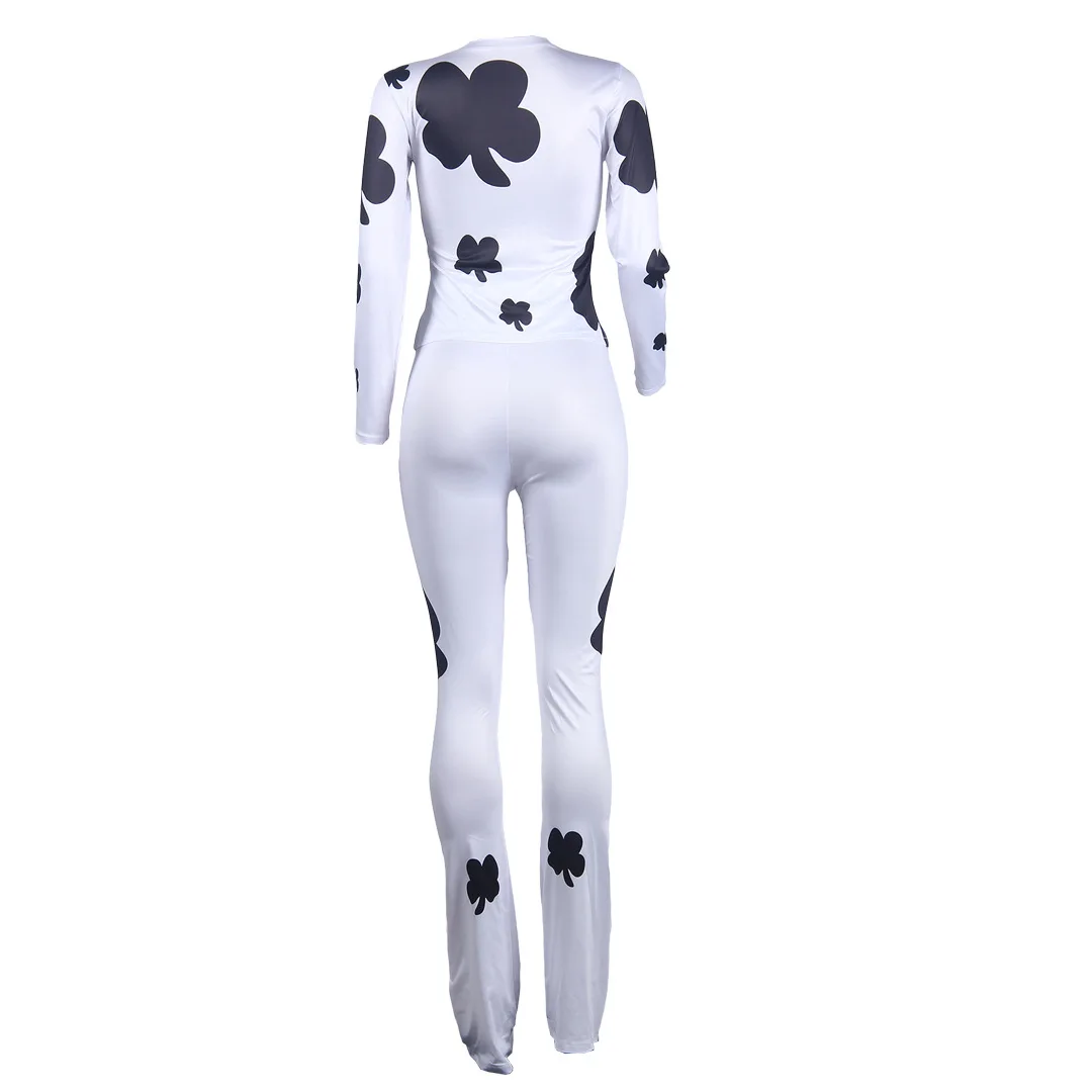Women Autumn Winter Sporty Workout Casual Two Piece Set Women Fashion Long Sleeve Top And Leggings Outfits Skinny Print Cloth
Women Autumn Winter Sporty Workout Casual Two Piece Set Women Fashion Long Sleeve Top And Leggings Outfits Skinny Print Cloth