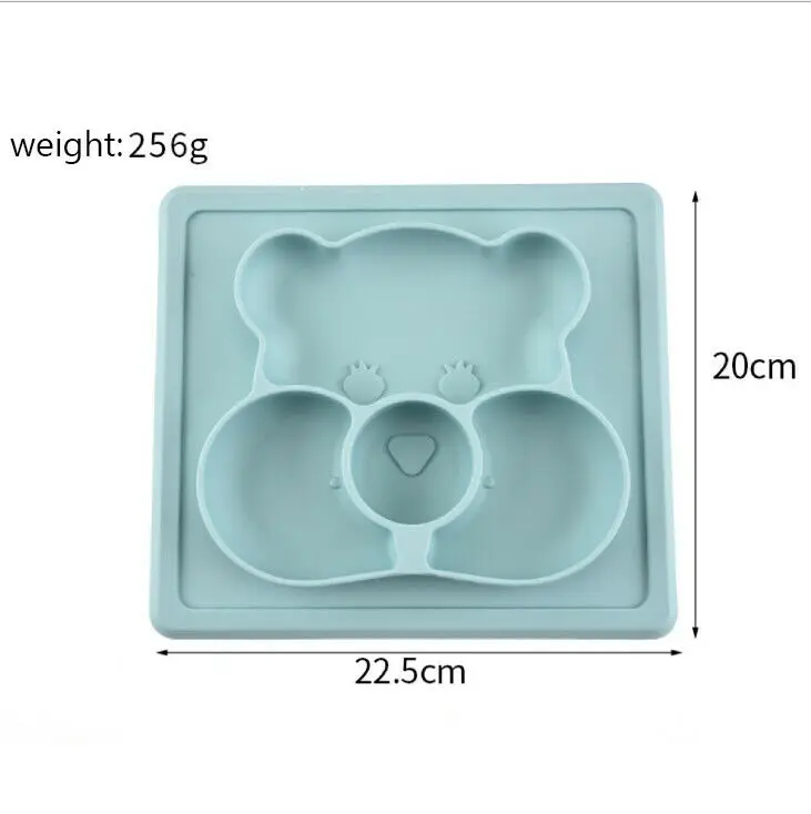 Cute Bowl Silicone Mat Baby Kids Child Suction Table Food Tray Placemat Plate | Дом и сад