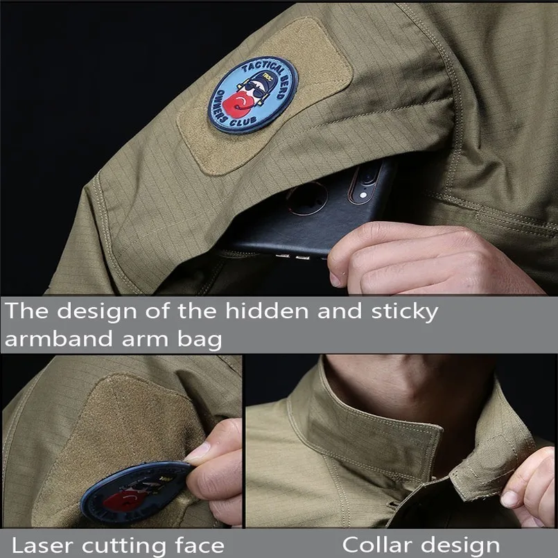 Newest Tactical Long Sleeve Shirt Military Tactical Soldiers Uniform Waterproof Multi-Pockets Outdoor Shirts Camouflage Clothes
Newest Tactical Long Sleeve Shirt Military Tactical Soldiers Uniform Waterproof Multi-Pockets Outdoor Shirts Camouflage Clothes