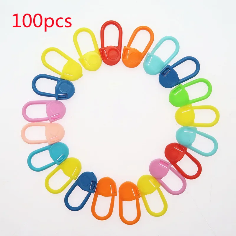 100pcs Mix Color Plastic Knitting Tools Locking Stitch Markers Crochet Latch Knitting Tools Needle Clip Hook
100pcs Mix Color Plastic Knitting Tools Locking Stitch Markers Crochet Latch Knitting Tools Needle Clip Hook