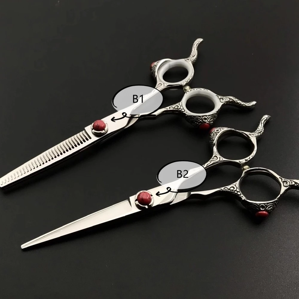6 Professional Hair Salon Structure Scissors Set Cutting Barber Haircut Thinning Shear Scissors Hairdressing Hair Tools Scissors
6 Professional Hair Salon Structure Scissors Set Cutting Barber Haircut Thinning Shear Scissors Hairdressing Hair Tools Scissors