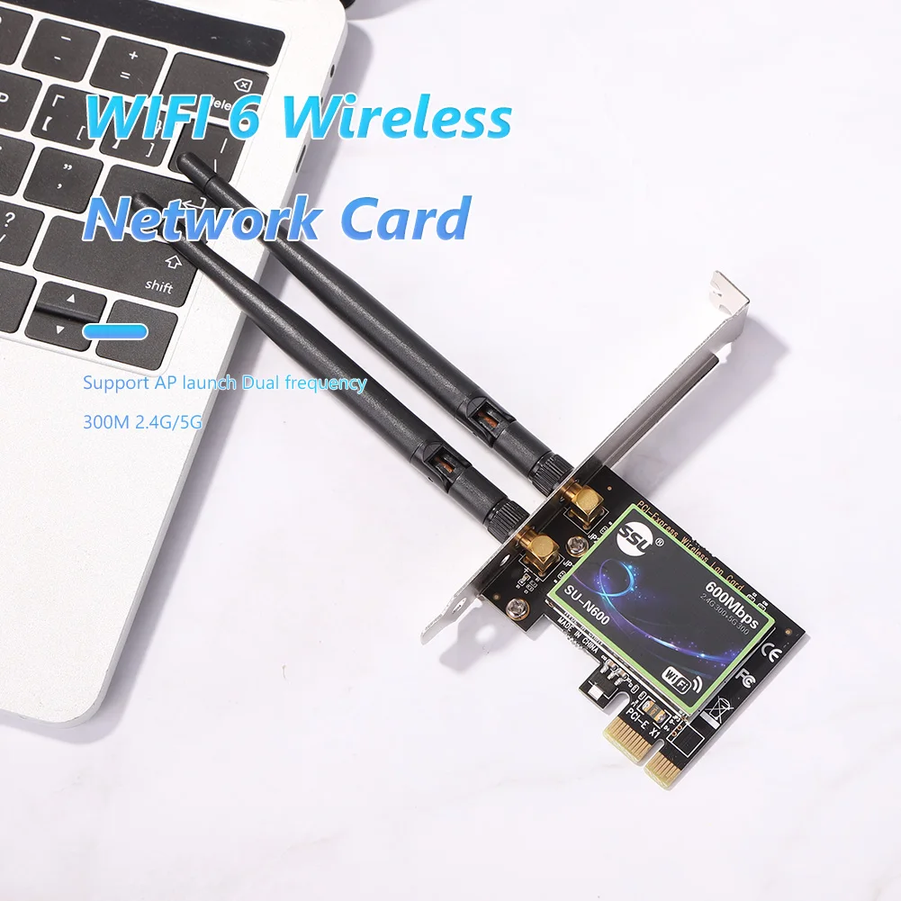 3000Mbps WiFi 6 Intel AX200 PCIe Wireless Network Adapter Dual Band 2.4G/5Ghz 802.11AX/AC Card For PC Desktop Windows10 | Компьютеры и