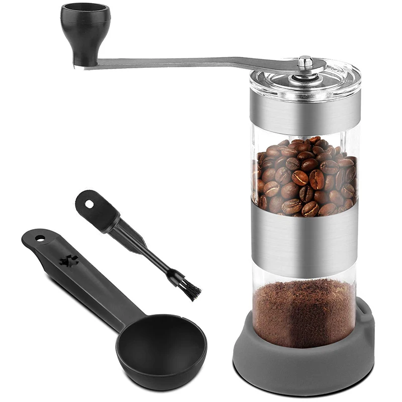 Manual Coffee Grinder, Portable Coffee Grinder , Conical Ceramic Burr Grinder Stainless Steel Coffee Mill For Espresso
Manual Coffee Grinder, Portable Coffee Grinder , Conical Ceramic Burr Grinder Stainless Steel Coffee Mill For Espresso