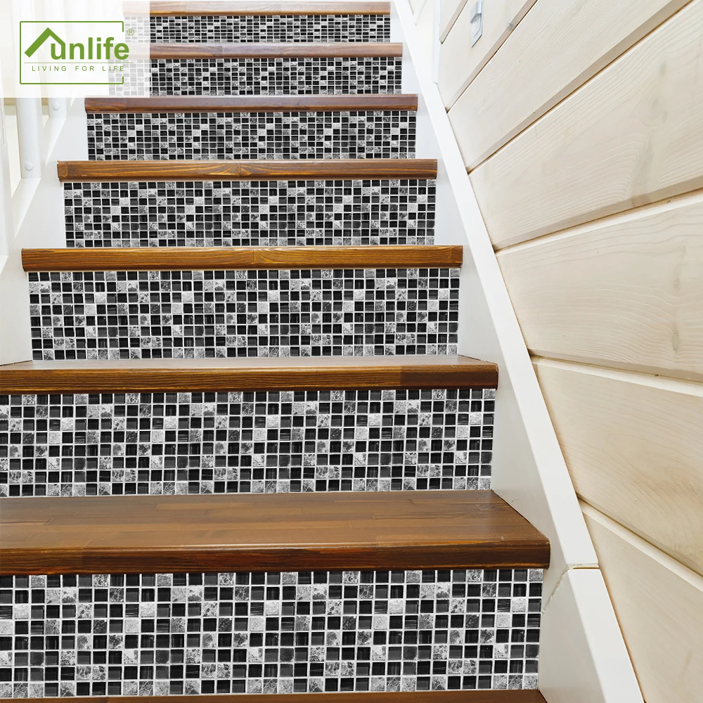 Funlife®Черные мозаичные наклейки для лестницы, водостойкие наклейки для лестницы в ванную комнату, Нескользящие наклейки для пола, домашний д...
Funlife®Черные мозаичные наклейки для лестницы, водостойкие наклейки для лестницы в ванную комнату, Нескользящие наклейки для пола, домашний д...