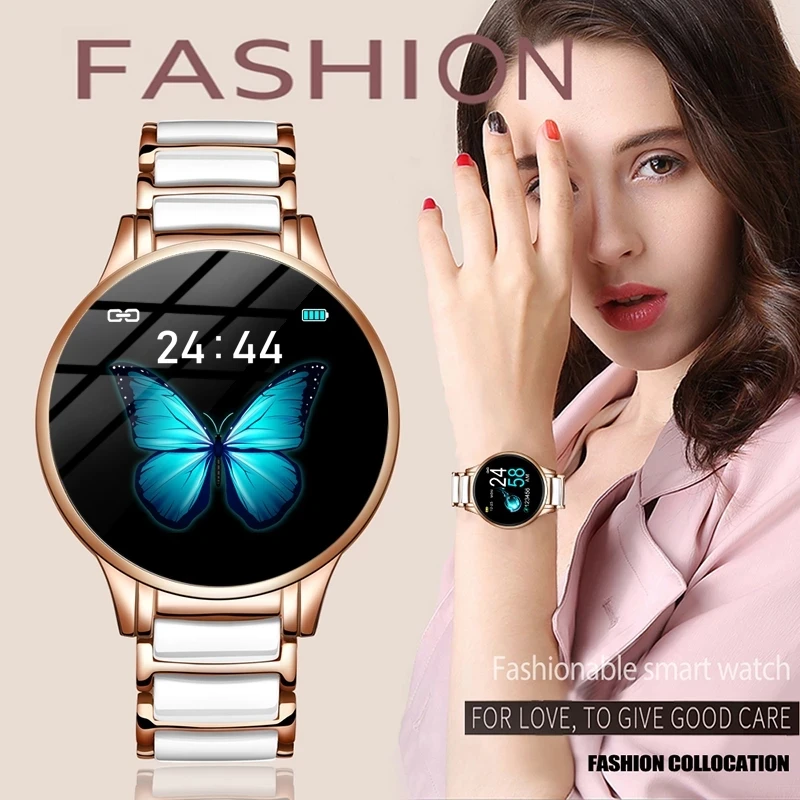 LIGE Luxury Smart Watch Women Waterproof Sports Fitness Tracker For Android ios Reloj inteligente Ceramic Strap smart watch Men
LIGE Luxury Smart Watch Women Waterproof Sports Fitness Tracker For Android ios Reloj inteligente Ceramic Strap smart watch Men