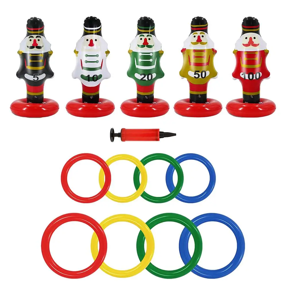 Inflatable Ring Toss Game Toy Inflatable Ring Throwing Ferrule Game Toy Durable Christmas Party Supply Kids Indoor Outdoor Game
Inflatable Ring Toss Game Toy Inflatable Ring Throwing Ferrule Game Toy Durable Christmas Party Supply Kids Indoor Outdoor Game
