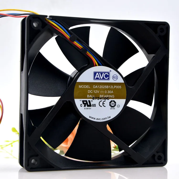 Qi Hong AVC DA12025B12L P005 12 В 12025 A 12 см бесшумный 4-контактный ШИМ-вентилятор
Qi Hong AVC DA12025B12L P005 12 В 12025 A 12 см бесшумный 4-контактный ШИМ-вентилятор