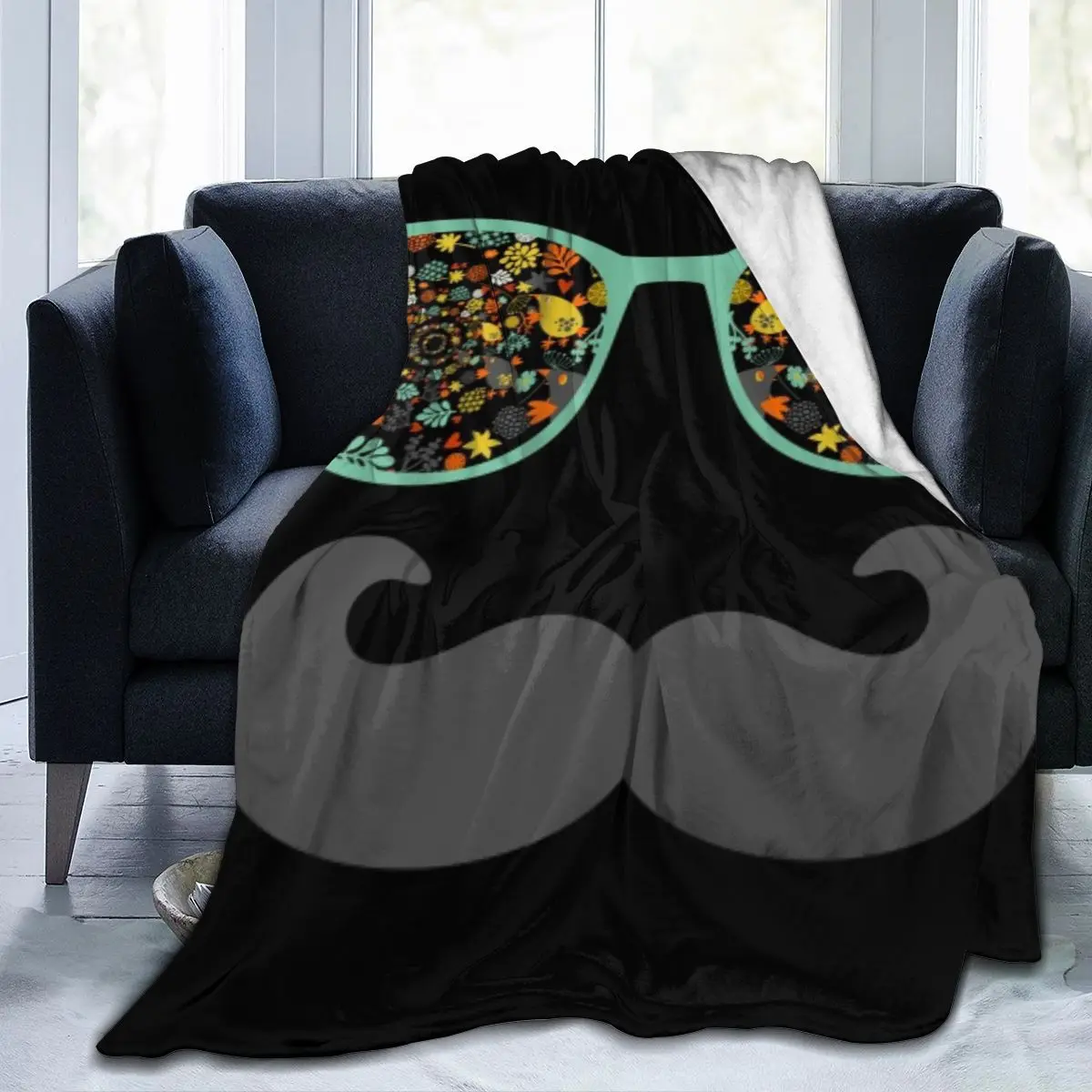 Sunglasses And Mustache Funny Pattern Super Soft Fuzzy Fleece Blanket For Couch Sofa Bed Dropship Wholesale Decorative Blankets
Sunglasses And Mustache Funny Pattern Super Soft Fuzzy Fleece Blanket For Couch Sofa Bed Dropship Wholesale Decorative Blankets