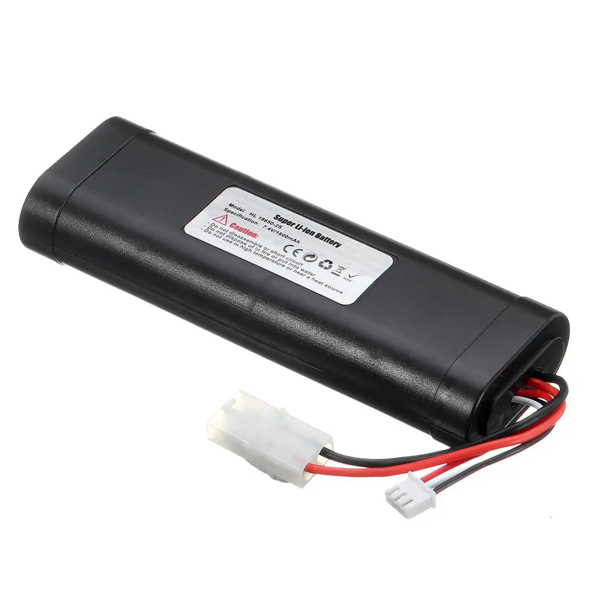 7.4V 1800mAh HL-18650-2S Li-PO Battery for Heng Long RC HL3818-1 3889-1 3809 1:16 tank toy Upgrade large capacity L6.2-2P
7.4V 1800mAh HL-18650-2S Li-PO Battery for Heng Long RC HL3818-1 3889-1 3809 1:16 tank toy Upgrade large capacity L6.2-2P