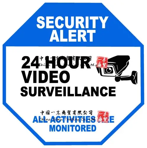 Volkrays Creative Car Sticker Video Surveillance Sign - Home Security Sign - Security Camera Sign Reflective PVC Deca
Volkrays Creative Car Sticker Video Surveillance Sign - Home Security Sign - Security Camera Sign Reflective PVC Deca