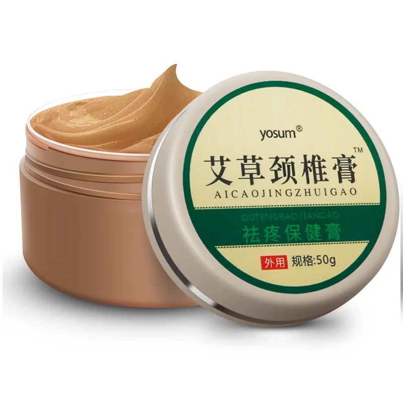 50g Wormwood Cervical Vertebra Balm Ointment Pain Relief Neck Spine Sciatica Neck Sprain Massage Cream Medical Mugwort Plaster
50g Wormwood Cervical Vertebra Balm Ointment Pain Relief Neck Spine Sciatica Neck Sprain Massage Cream Medical Mugwort Plaster