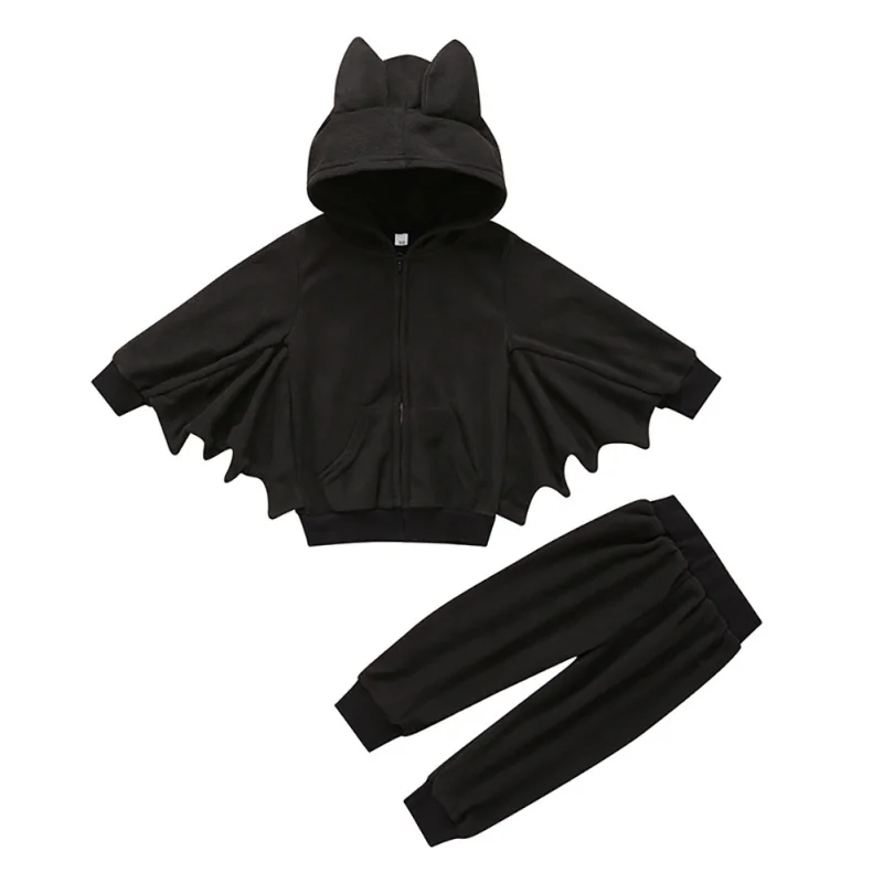 Four season Newborn Infant Baby boy Cotton Outfits Black Long Sleeve Hooded Sweater Batsuit Pant Two Piece OutfitsChildren's Set 
Four season Newborn Infant Baby boy Cotton Outfits Black Long Sleeve Hooded Sweater Batsuit Pant Two Piece OutfitsChildren's Set