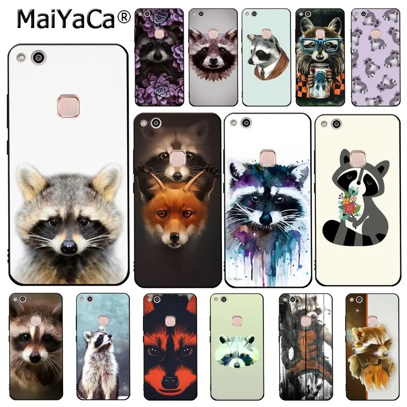 MaiYaCa чехол для телефона с рисунком животного енота Huawei Y9 Y7 Y6 II Y5 Prime 2018 2019|Бамперы| |