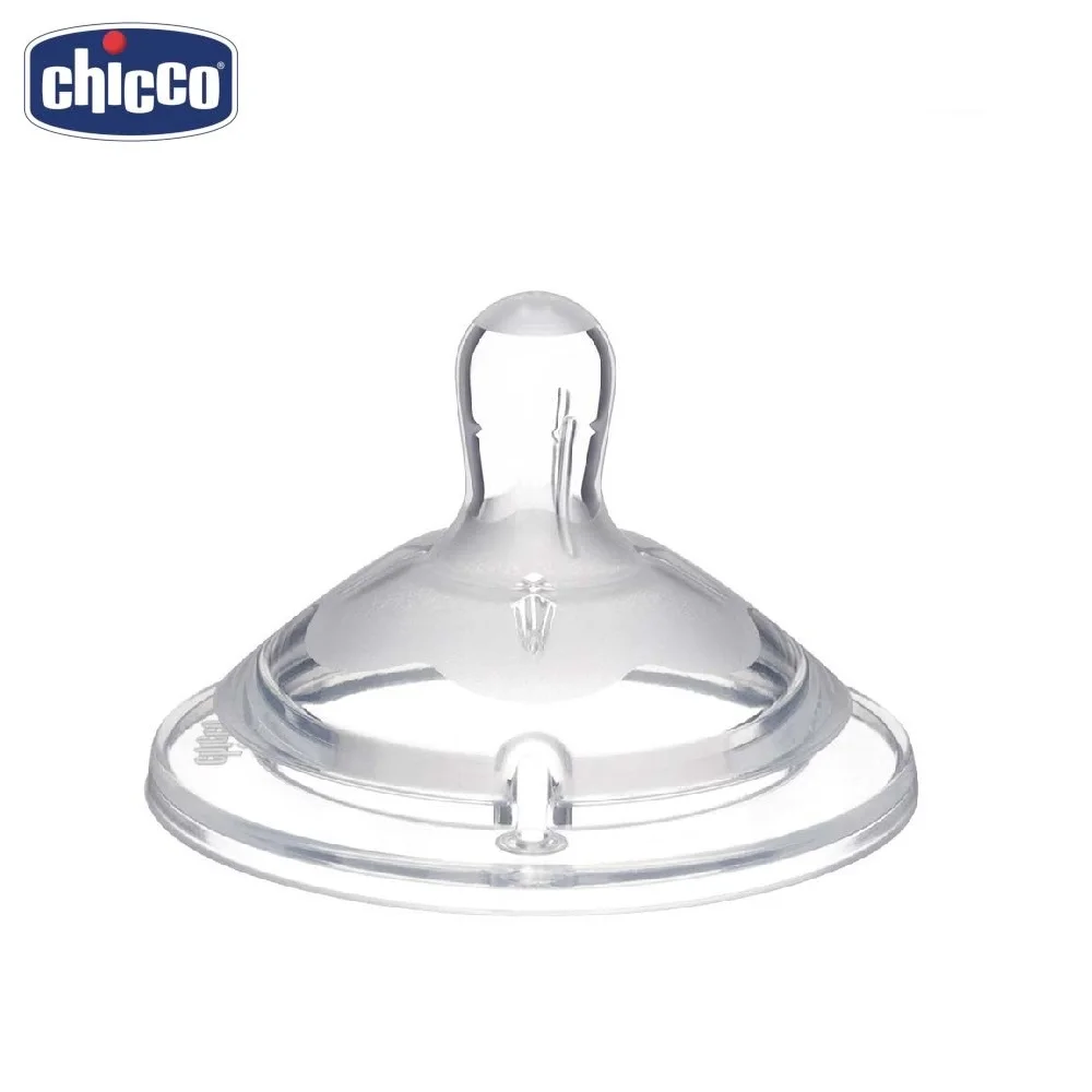 Соска Chicco Natural Feeling 2 шт. 6 мес.+ сил. с флексорами для густ. пищи|Соска| |
